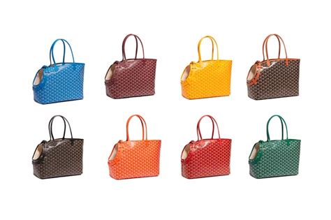 goyard pet travel bag|most popular Goyard bag.